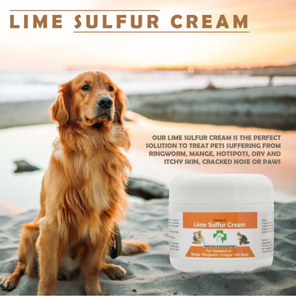 Lime Sulfur Pet Skin Cream and Spray