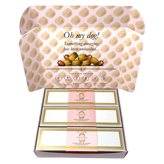 Dog Macaron Combo Gift Box (18 French Dog Macarons)