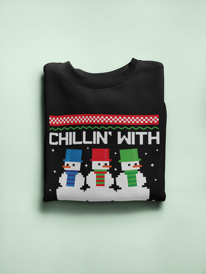 Chillin' With My Snowmies Women's Sweatshirt