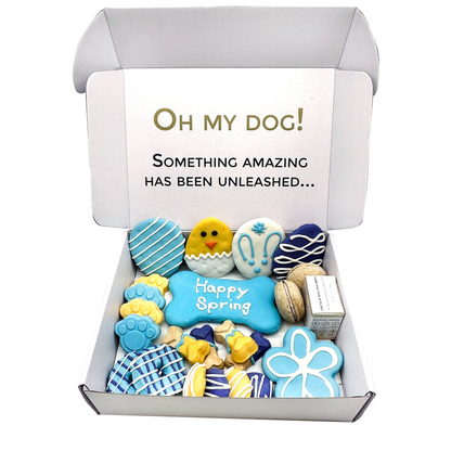 Spring Themed Dog Treats Gift Box