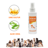 Healthy Paw Life - Lime Sulfur Spray - Pet Care for Dry and Itchy Skin - Spotcare and Safe Solution for Dog, Cat, Puppy, Kitten, Horse