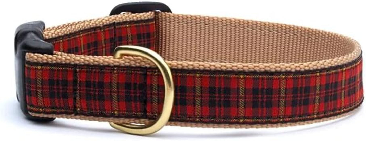 - NEW Fleet Street Plaid Dog Collar-Medium!!