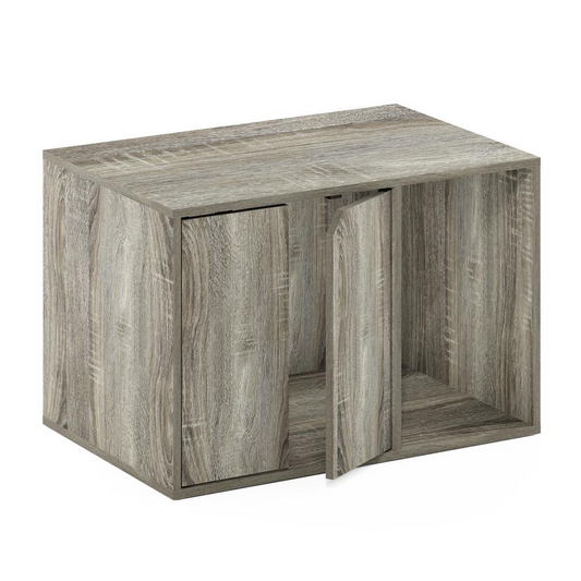 Peli Small Litter Box Enclosure, French Oak Grey