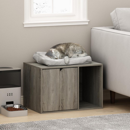 Peli Small Litter Box Enclosure, French Oak Grey