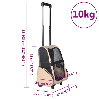 Foldable Multipurpose Pet Trolley