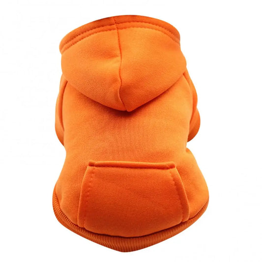 Dog Sweater Puppy Pet Hooded Sweatshirt Autumn Winter Two-Legged Pocket Cat Dog Clothes Pet Supplies