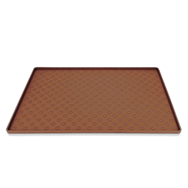 Pet Placemat Dog Food Bowl Mat Cat Feed Mat Cat Dog Drinking Feeding Placemat Silicone Waterproof Pet Bowl Pad Feeder Mats