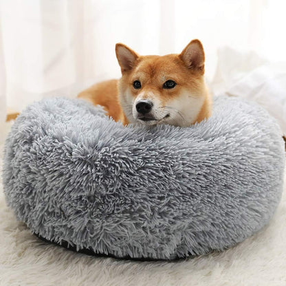 Cat Beds for Indoor Cats, Donut Cuddler Dog Bed Comfy Fluffy Washable Calming Cat Beds, Dog Bed for Small Dogs up to 22 Lbs 20’’X20’’