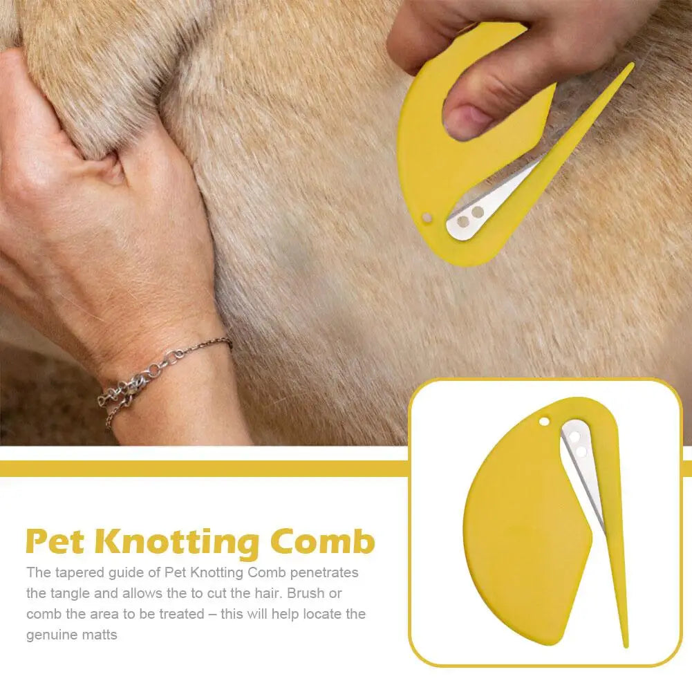 New Cat Dog Comb Pet Open Knot Comb Cat Puppy Hair Fur Shedding Grooming Trimmer Comb Comb Cat Brush