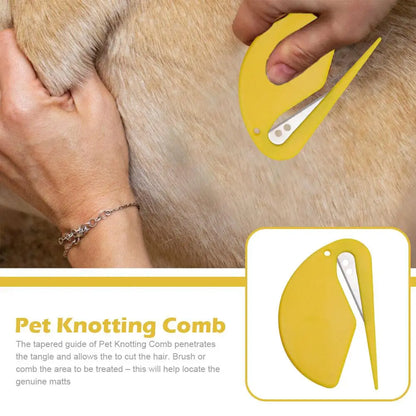 New Cat Dog Comb Pet Open Knot Comb Cat Puppy Hair Fur Shedding Grooming Trimmer Comb Comb Cat Brush