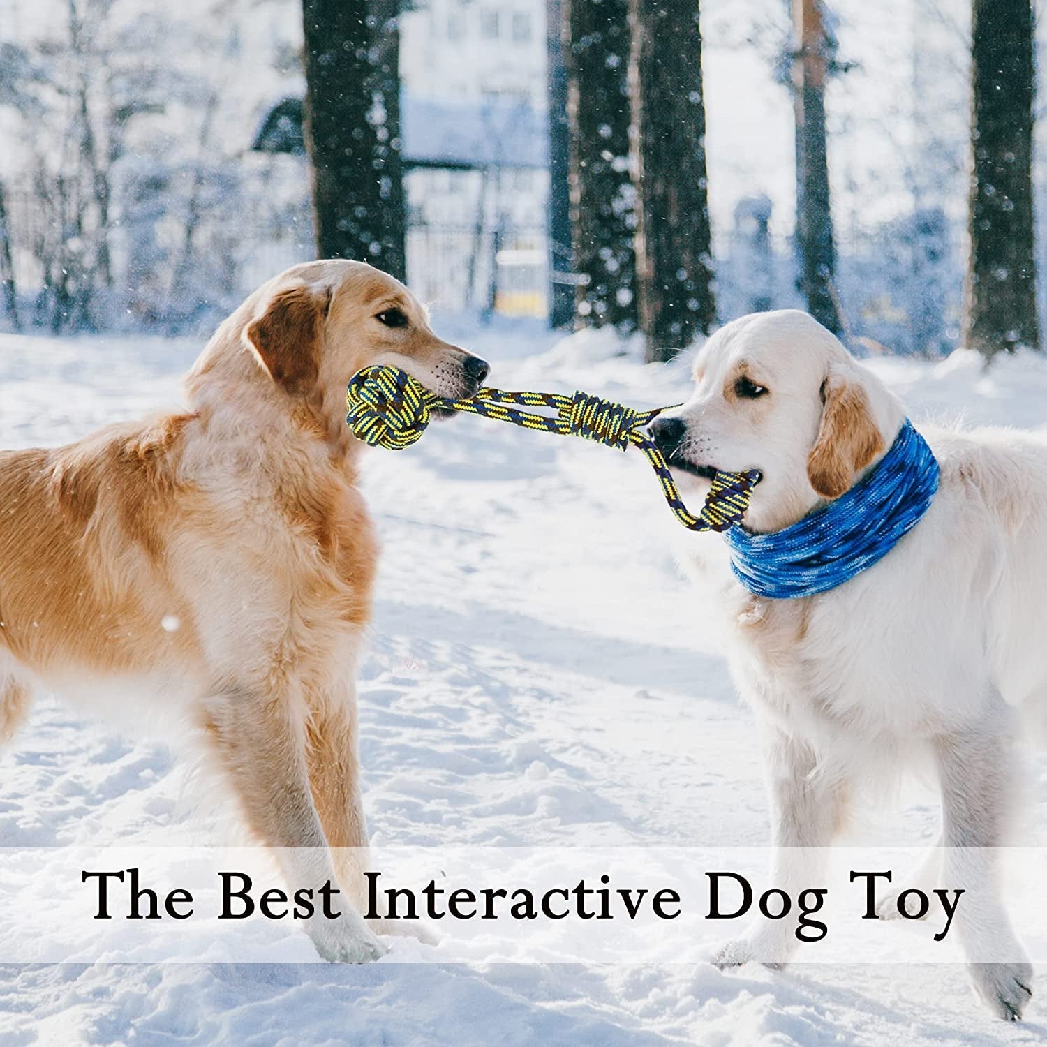 heavy-duty teething chew toys provide safe, natural cotton fun